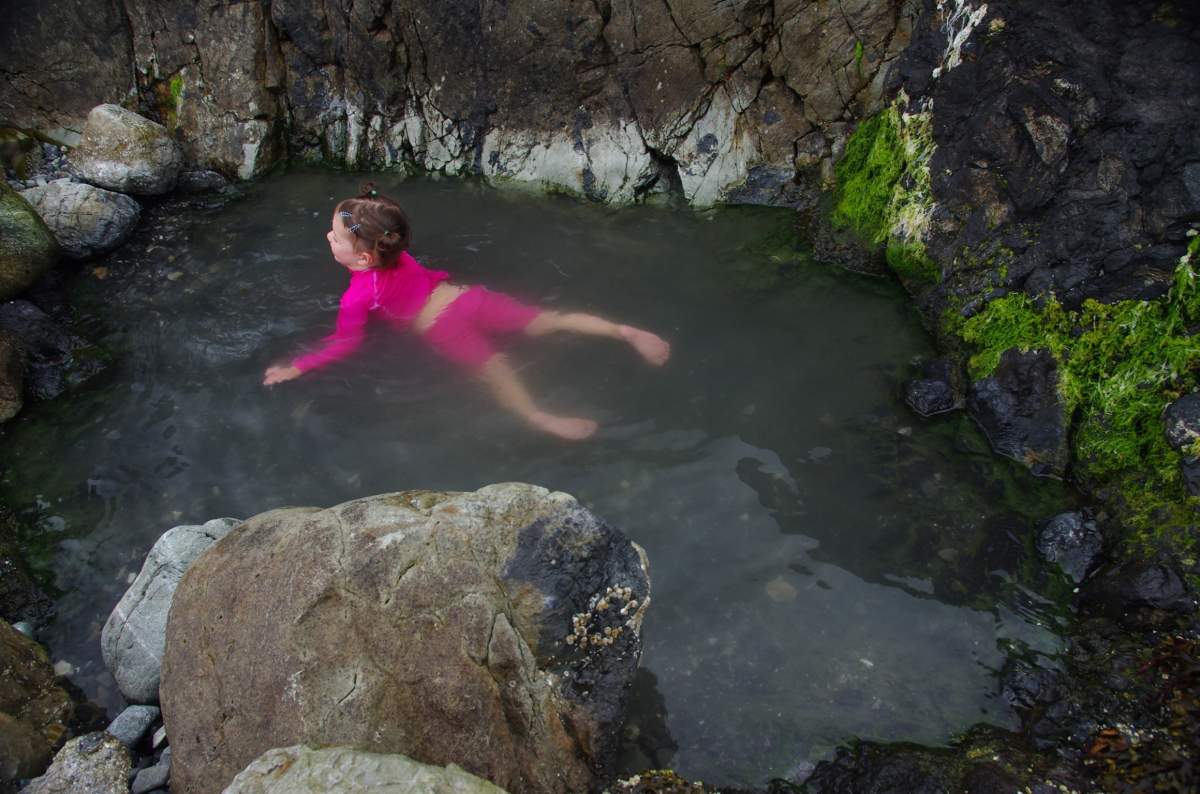Reporter Elaine Yong took some family and friends to Haida Gwaii to see the hot springs returning.