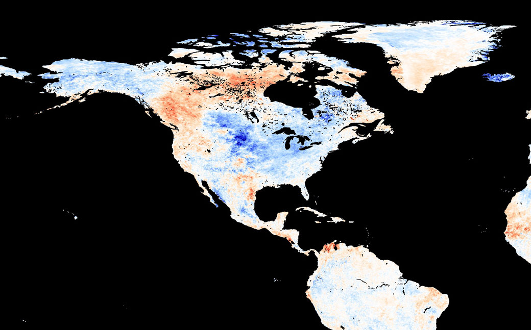 Temperature anomalies from July 2014.