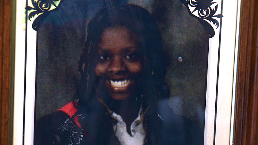 A family photograph of Keya Simon.