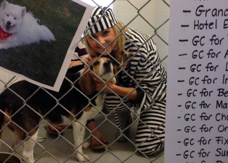 Spending the day behind bars in support of the Kelowna SPCA - image