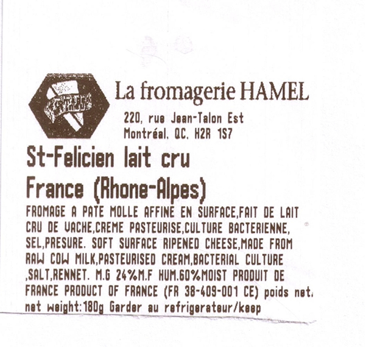 The Canadian Food Inspection Agency is also recalling certain brands of La Fromagerie Hamel brand French cheeses in Quebec due to possible E. coli.