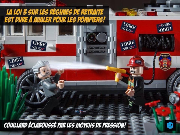 Quebec's municipal workers are finding ingenious ways to protest the government's controversial Bill 3.