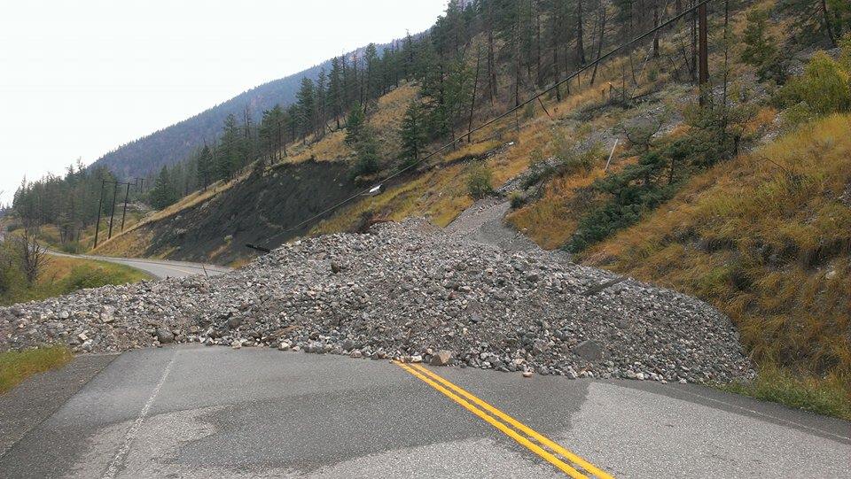 Mudslides Between Cache Creek And Lillooet Shut Down Highway 99 - BC ...