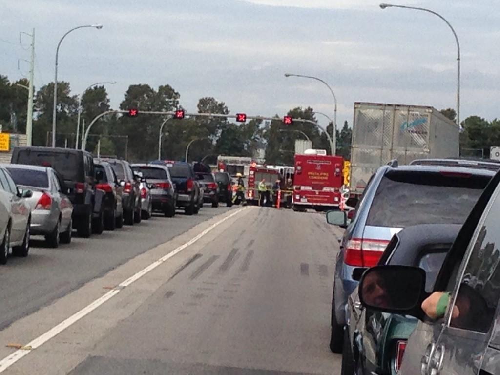 Constant traffic jams at the Massey Tunnel is one of Delta's key election issues.