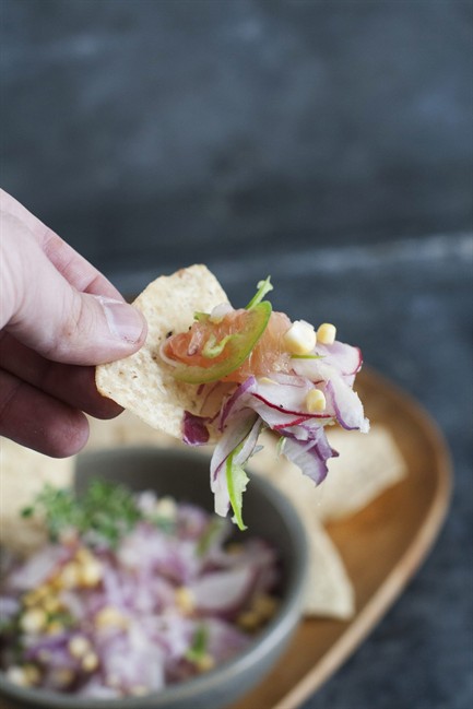 A shaved salsa that needs no tomatoes no chopping