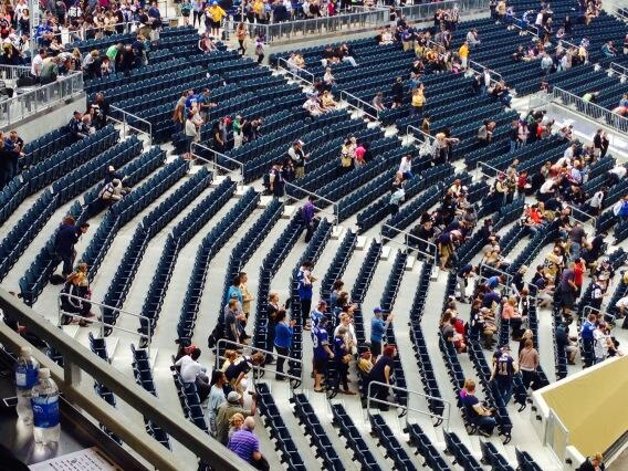 The Winnipeg Blue Bombers home opener this season was roughly 8,550 fans short of a sellout, leaving Investors Group Field a quarter empty.