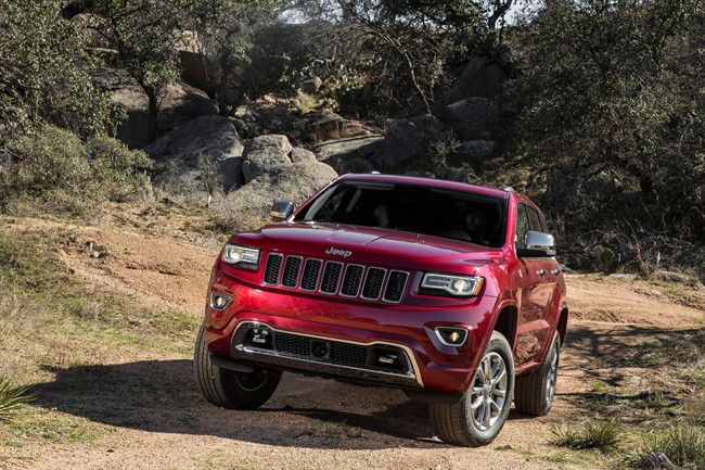 This undated product photo provided by Chrysler Group shows the 2014 Jeep Grand Cherokee. (AP Photo/Chrysler Group).