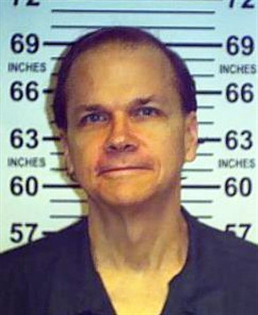 This June 1, 2013 photo provided by the New York State Department of Corrections shows Mark David Chapman at the Wende Correctional Facility in Alden, N.Y. 