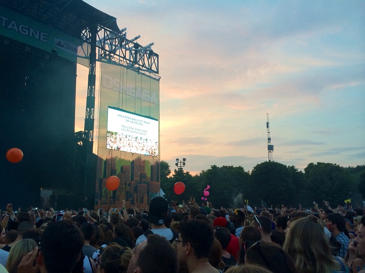 A crowd of thousands at last year's Osheaga festival, August 4, 2014.