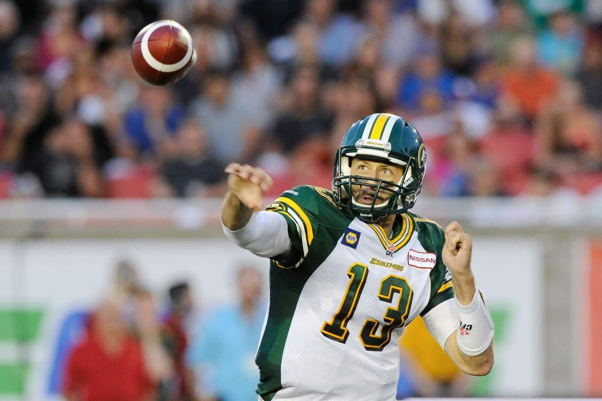 Mike Reilly Edmonton Eskimos