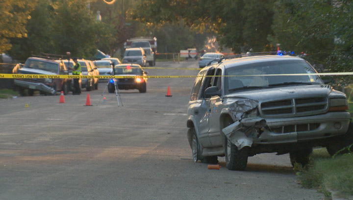 Man left with life-threatening injuries after being struck by alleged impaired driver in Saskatoon Wednesday afternoon.