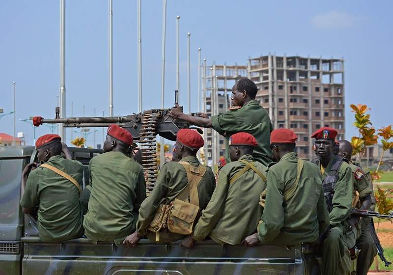 South Sudanese soldiers