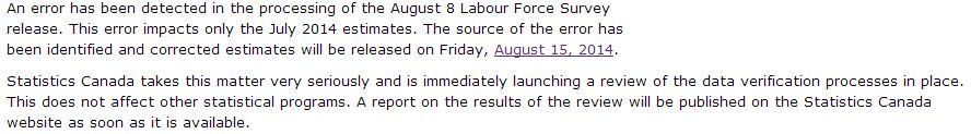 Don’t panic: StatsCan job error’s more awkward than catastrophic - image