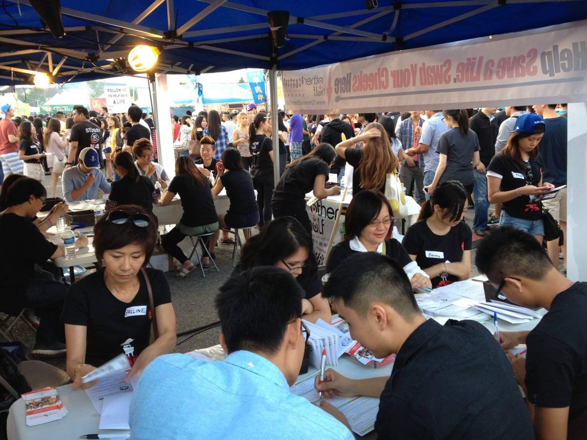 Stem cell drive at Richmond night market hopes to recruit more Asian donors - image