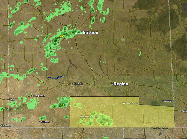 Environment Canada has issued a severe thunderstorm watch in southeast Saskatchewan.