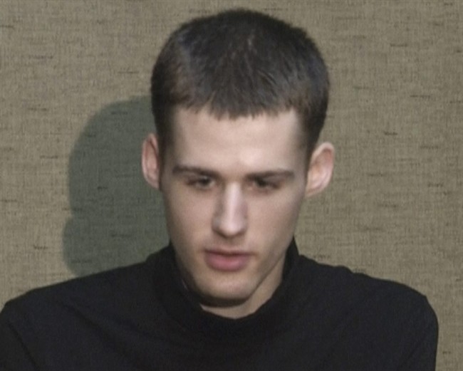 In this image taken from video, U.S. citizen Matthew Todd Miller speaks at an undisclosed location in North Korea Friday, Aug. 1, 2014.