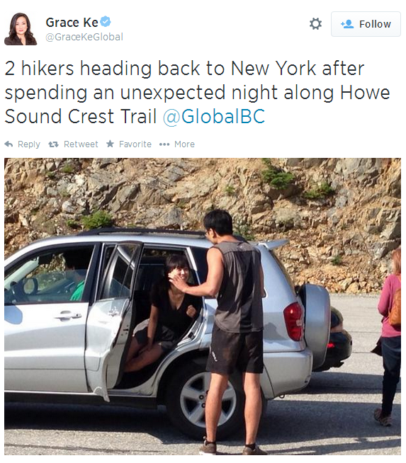 Two hikers missing on rugged North Shore trail overnight have been found - image