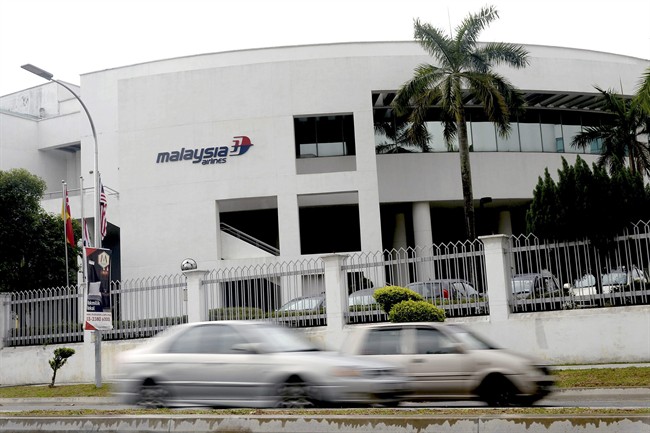 Cars drive past Malaysia Airlines Academy building in Kelana Jaya, near Kuala Lumpur, Malaysia, Friday, Aug. 8, 2014. 