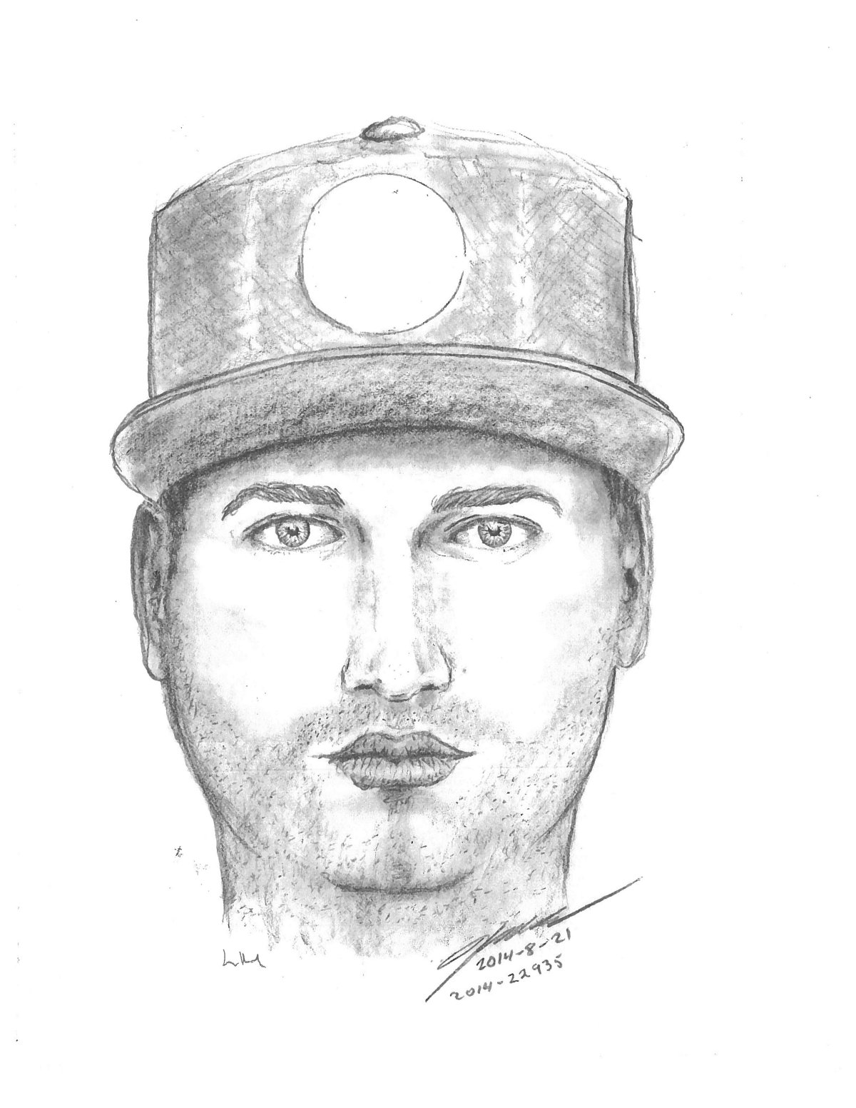 Composite sketch of suspect.
