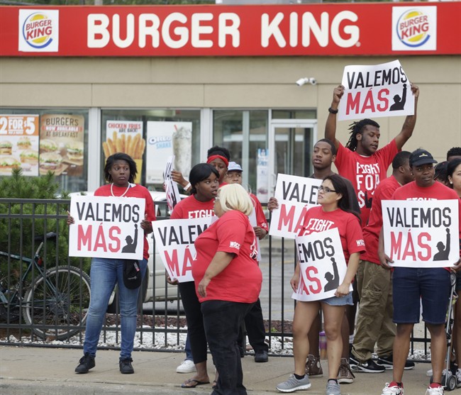 Fast-food protesters cuffed at higher-pay rallies - National ...