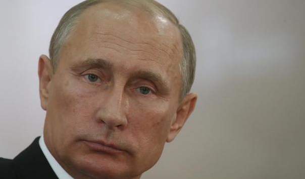 Russian President Vladimir Putin attends the Caspian Sea Summit on September 29, 2014 in Astrakhan, Russia. 