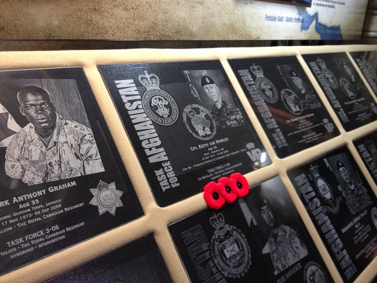 A travelling memorial honouring Canada's fallen soldiers on display in Winnipeg Sept 16th-20th.