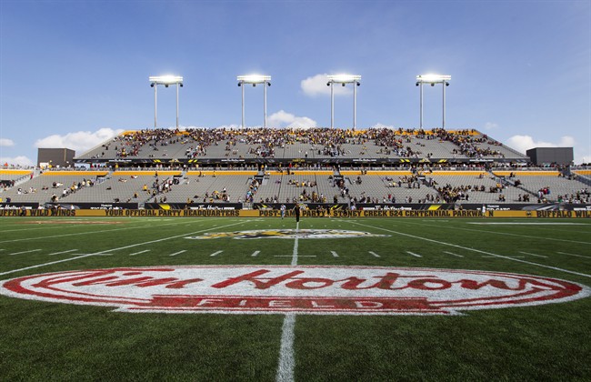 Leaks discovered at Tim Hortons Field will cost $500,000 to repair. 