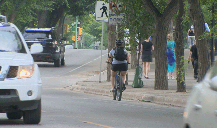 Sharing Saskatoon roads and sidewalks safely is the responsibility of drivers, cyclists and pedestrians.