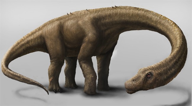 This undated artist rendering shows the Dreadnoughtus.