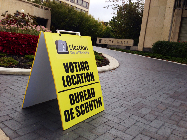 Winnipeg City Hall election voting