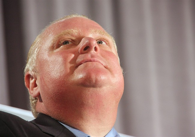 Torodto Mayor Rob Ford is pictured in Toronto, on Friday September 5, 2014. 