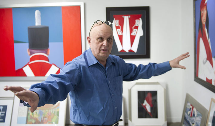 Artist Charles Pachter, pictured in April 2013. 