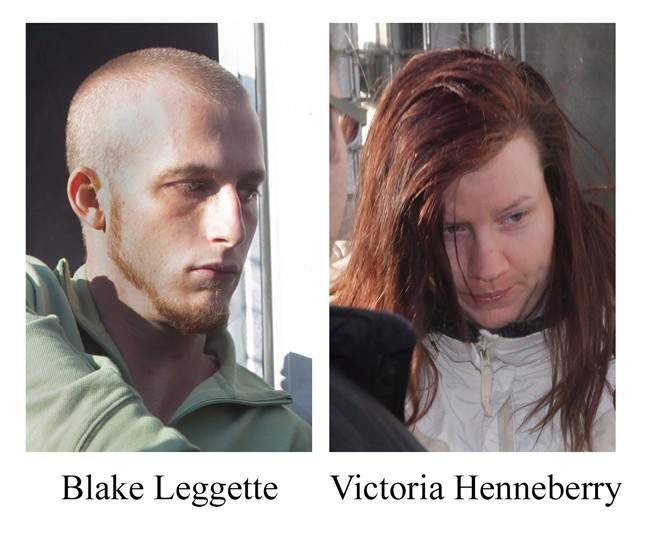 Blake Leggette and Victoria Henneberry are shown in Halifax on Feb. 28, 2014.