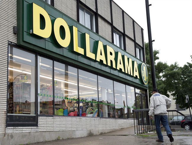 A Dollarama store is pictured in Montreal.
