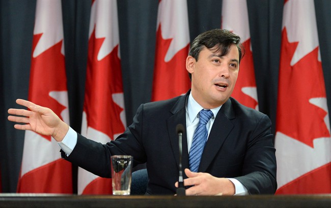 Conservative MP Michael Chong holds a press conference at the National Press Theatre in Ottawa on December 3, 2013. 