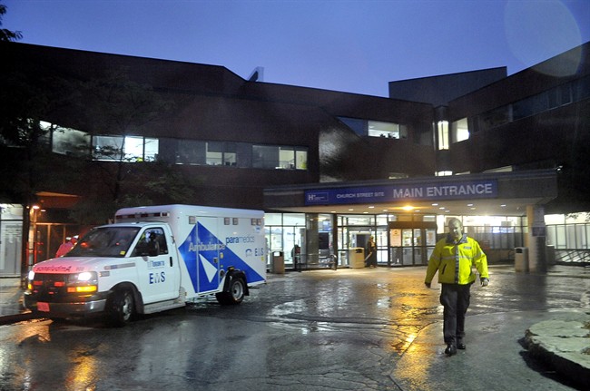 Humber River Hospital is shown in Toronto on Wednesday September 10, 2014. THE CANADIAN PRESS/J.P. Moczulski.