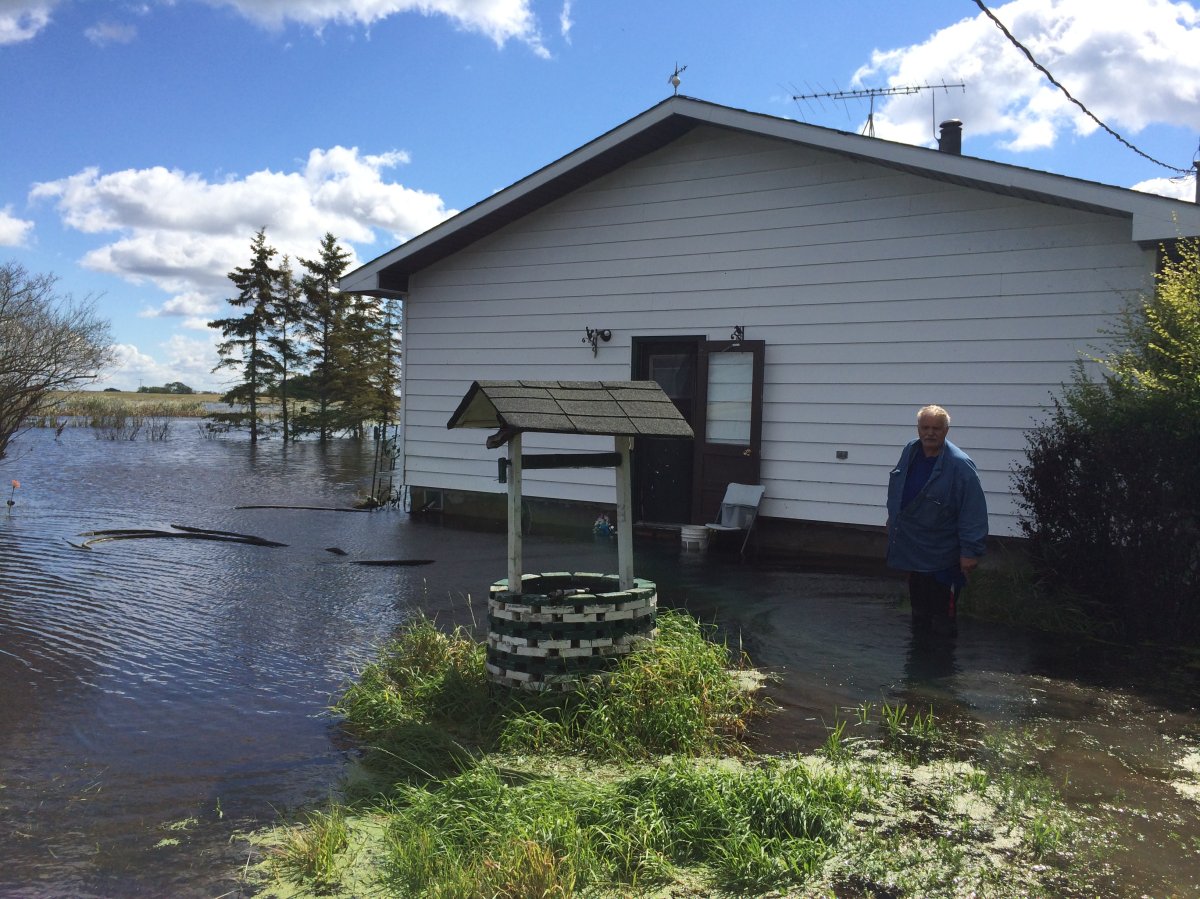 Water began flowing through Lorne Braumberger's yard at the end of June when Saskatchewan was hit with severe flooding.