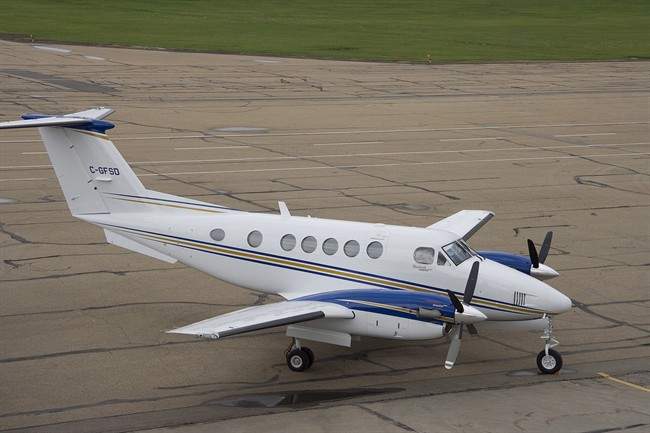 A government of Alberta airplane is shown in a handout photo. The Alberta government's controversial fleet of airplanes will soon be gone. 