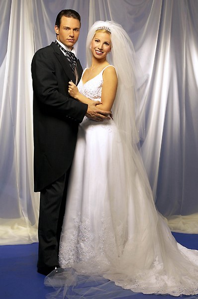 Eric played Ethan Winthrop in Passions shown here on his wedding to Gwen Winthrop. Photo courtesy of Ericmartsolf.com