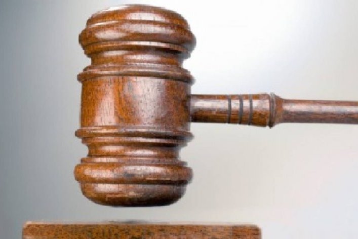 FILE: A gavel being used in a courtroom.