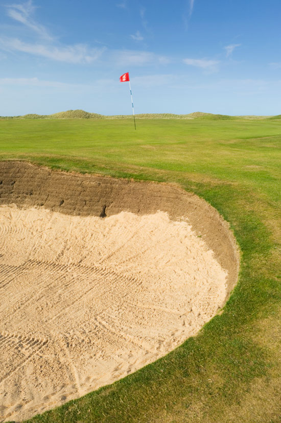 The Fraserburgh golf course in Scotland.