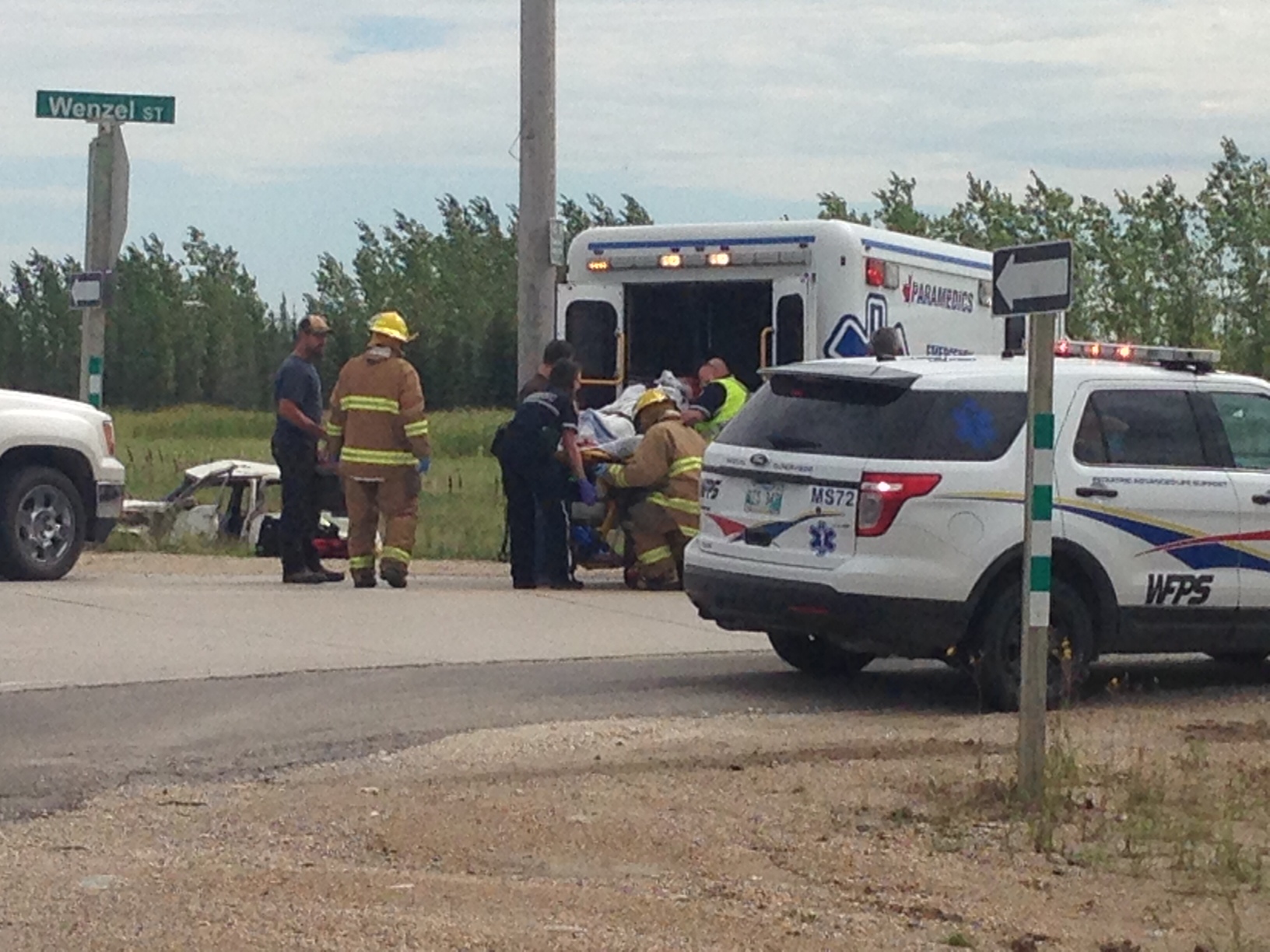 Crash on the Perimeter sends three people to hospital - Winnipeg ...