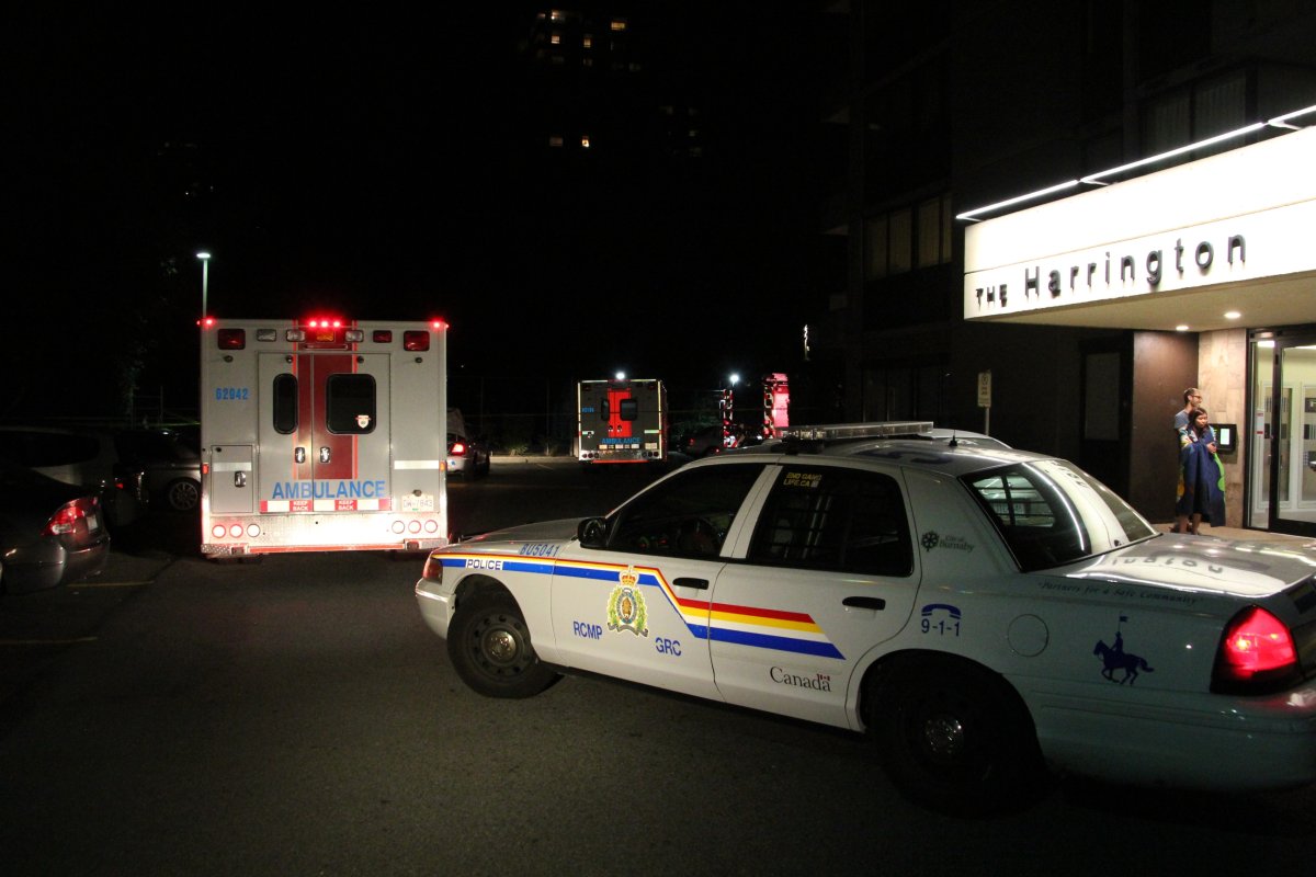 A homicide investigation is underway at a Burnaby apartment in the 3900 block of Carrigan Court.