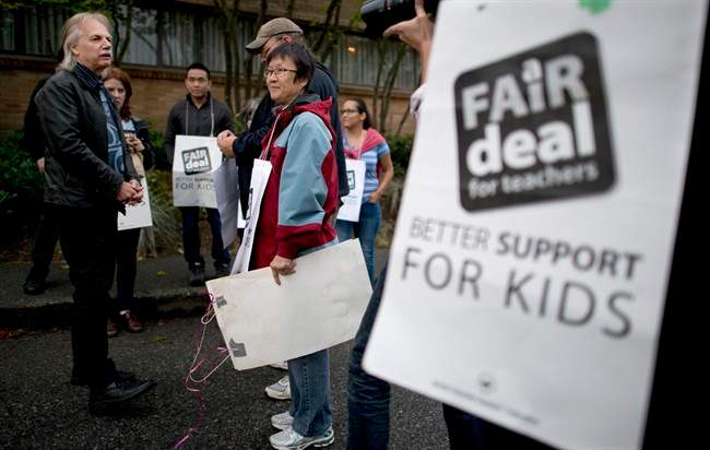 Public school strike in B.C. derails school year - image
