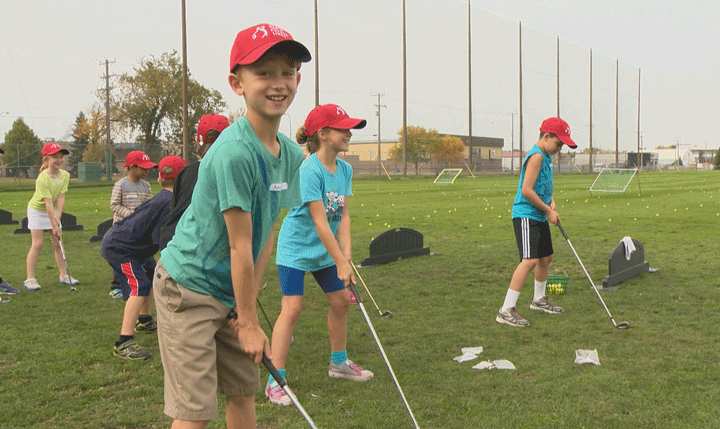 CN's Future Links program adopted in 15 Saskatoon schools to help grow the sport of golf among youth.