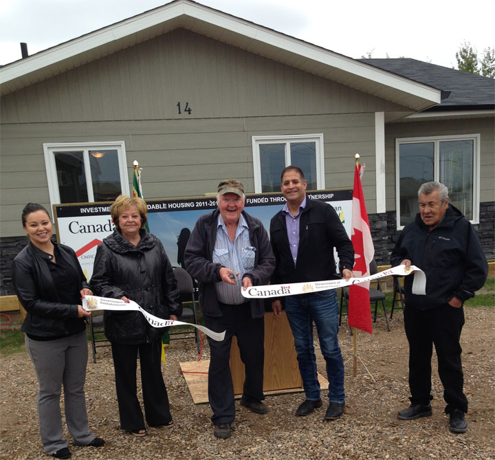 Federal and provincial governments partially fund affordable housing in three northern Saskatchewan villages.