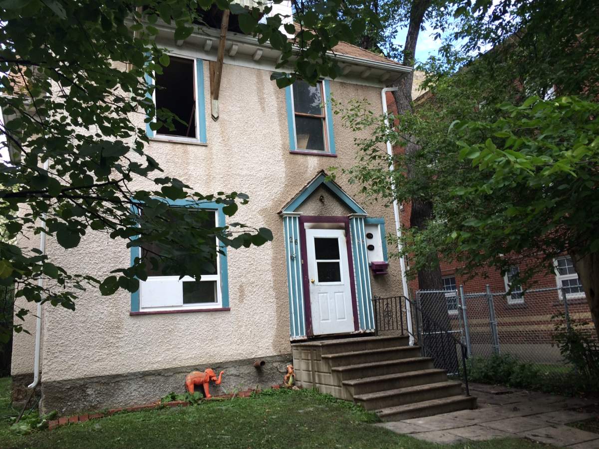 Four people escaped a house fire at 26 Langside Street.