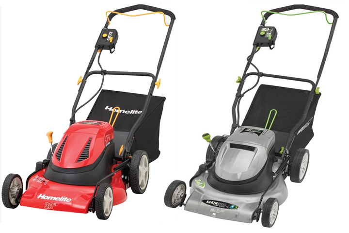 The recalled mowers are Homelite item number UT13127 (and the UPC code 046396010315) and Earthwise item number 60520 (with UPC code 026479605201).