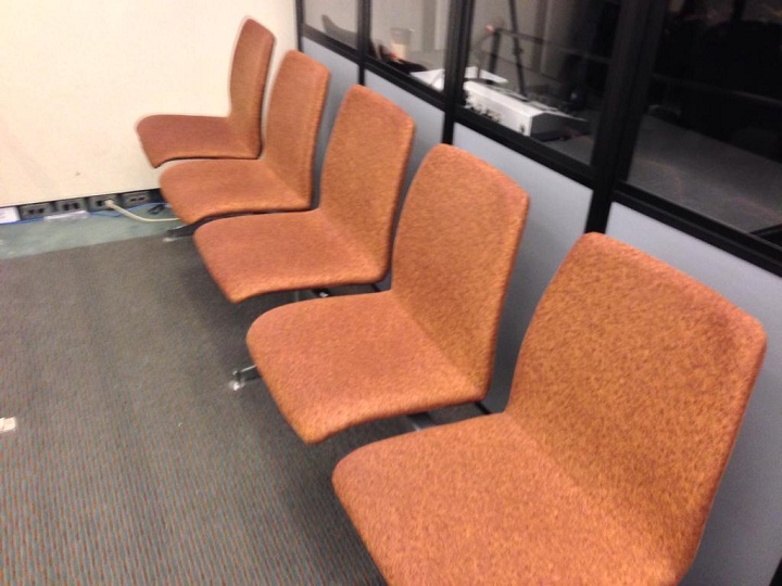 There are only 13 seats in the courtroom for the Magnotta trial, two are reserved for the victim's family, one for the defence team, five for the media and five for the public.