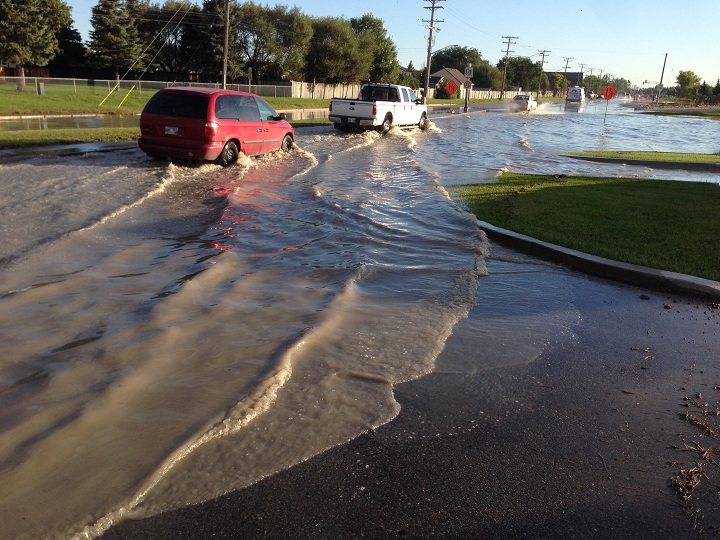 Main Street Winnipeg water flood